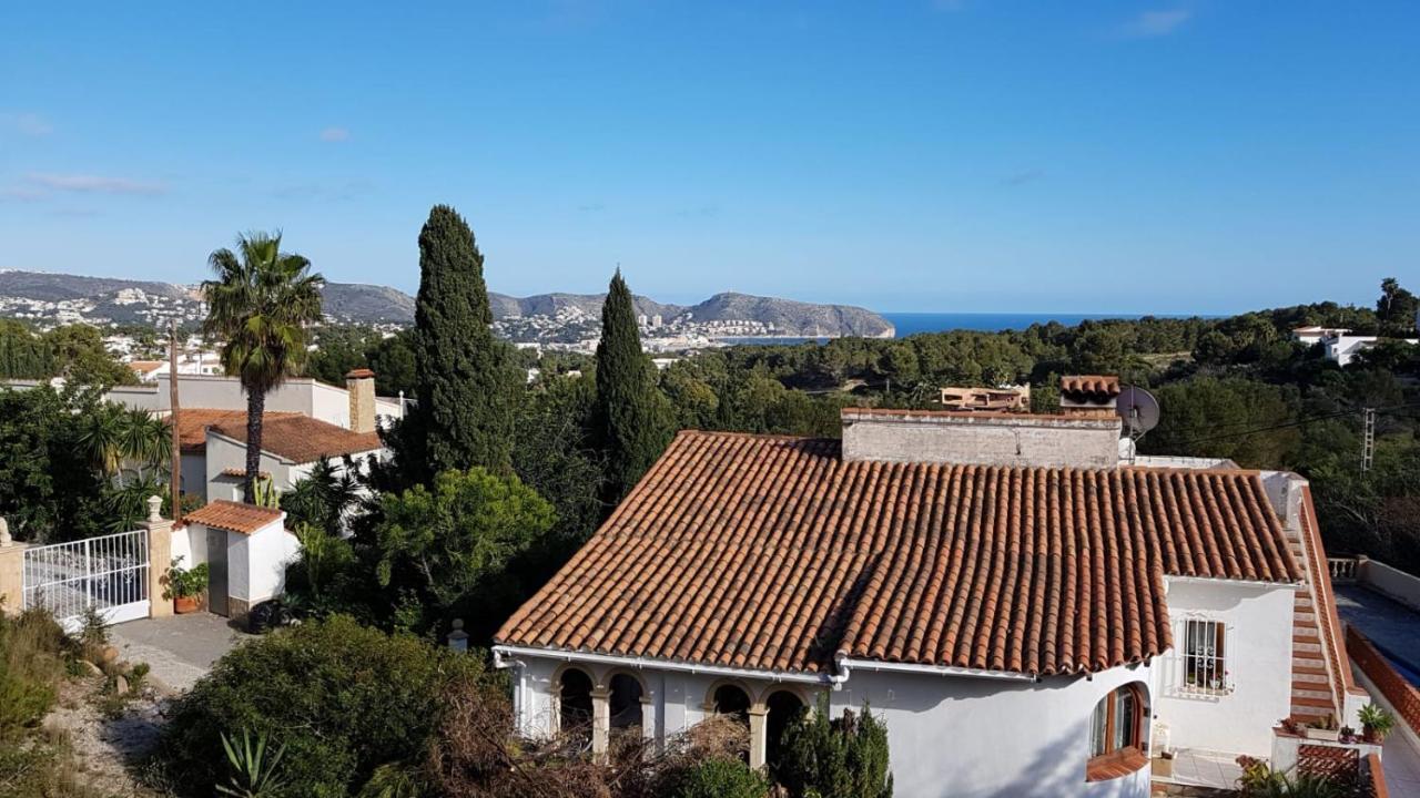 Rosalalinda - Cosy Semi-Detached Home With Sea Views And Large Terrace Moraira Kültér fotó